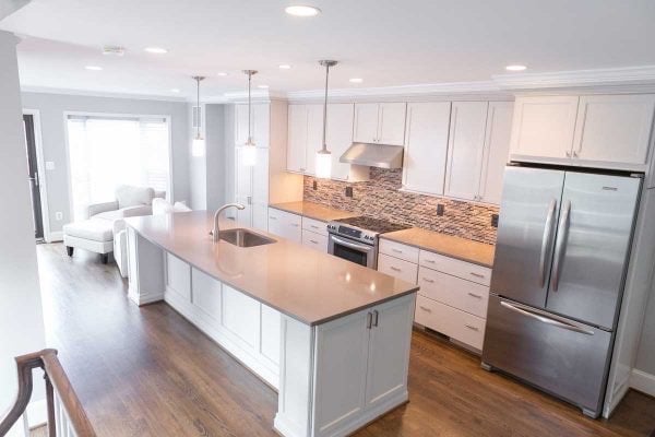 Kitchen-remodel-open-space-arlington-va-after After photo of first floor open space design in Arlington, VA