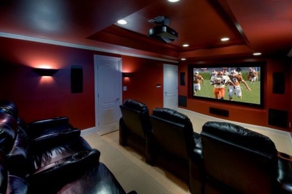 Remodel-basement-theater-media-room-ashburn-va-after Basement remodel with theater and media room in Ashburn, VA