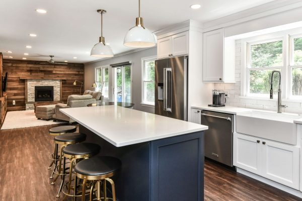 4. After - Kitchen (resized for website) kitchen area and seating area after remodel