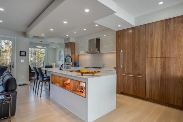 image2 kitchen with white and wood accents after remodel