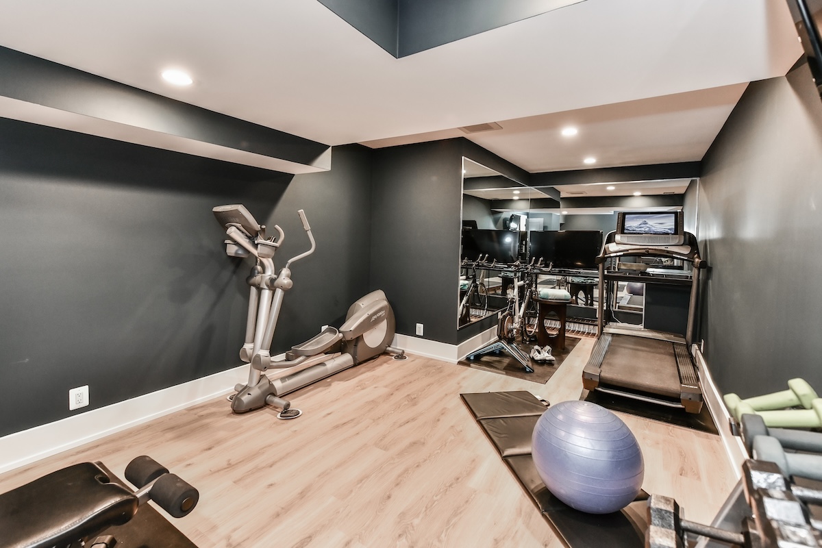 Basement and Home Gym Renovation in Northern Virginia